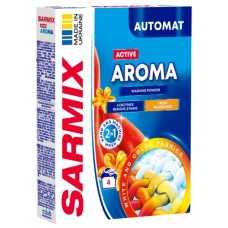 Пральний порошок Sarmix Active Aroma для всіх типів прання 300 г (4820268104199)