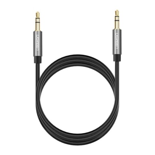 Кабель мультимедійний 3.5mm M to 3.5mm M 1.5m AV119 black Ugreen (10734)