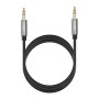 Кабель мультимедійний 3.5mm M to 3.5mm M 1.5m AV119 black Ugreen (10734)