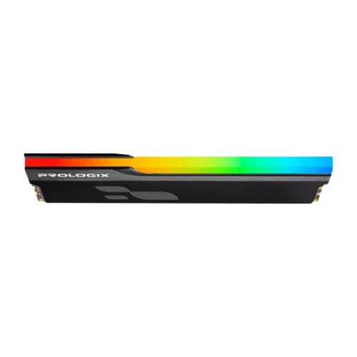 Модуль пам'яті для комп'ютера DDR5 16GB 5600 MHz Onyx Black RGB Prologix (PRO16GB5600YBR5)