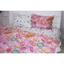Постільна білизна MirSon Бязь 17-0512 Bombs pink King Size (2200003635546)