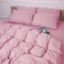 Постільна білизна MirSon 008 Pink Фланель 2 x 160 x 220 Сімейний Євро (2200009651199)