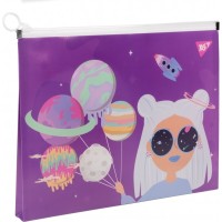 Папка на блискавці Yes А4 Space Girl (492028)