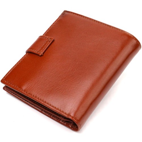 Гаманець Canpellini З натуральної шкіри Коричневий (21743)