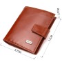 Гаманець Canpellini З натуральної шкіри Коричневий (21743)