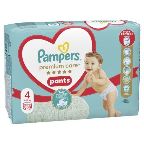 Підгузки Pampers Premium Care Pants Maxi Розмір 4 (9-15 кг) 38 шт (8001090759832)