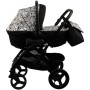 Коляска Cam 2 в 1 Dinamico Up Smart чорно-біле графіті (897010/782)