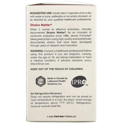 Вітамінно-мінеральний комплекс Jarrow Formulas Пробіотики, 10 млрд КУО на порцію, Jarro-Dophilus EPS, 120 вегетар (JRW-03024)
