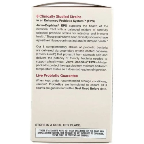 Вітамінно-мінеральний комплекс Jarrow Formulas Пробіотики, 10 млрд КУО на порцію, Jarro-Dophilus EPS, 120 вегетар (JRW-03024)