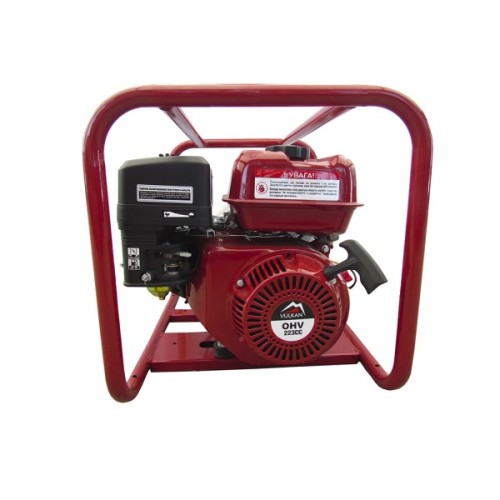 Мотопомпа Vulkan рукав 75мм, 58м3/год, підйом 26м, брудна вода (SCWT80)