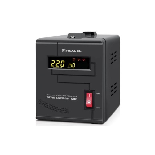 Стабілізатор напруги REAL-EL STAB ENERGY-500 (EL122400011)