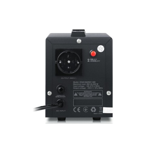 Стабілізатор напруги REAL-EL STAB ENERGY-500 (EL122400011)
