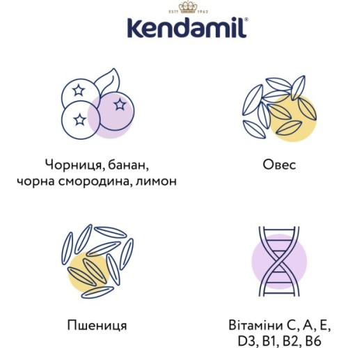 Дитяча каша Kendamil Молочна з ягодами з 7 місяців 150 г (92000151)