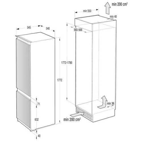 Холодильник Gorenje NRKI418EP1