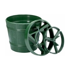 Підставка для ялинки Form-plastic PLANET 1, пластик, форма відро 11 л, темно-зелена (5907474317946)