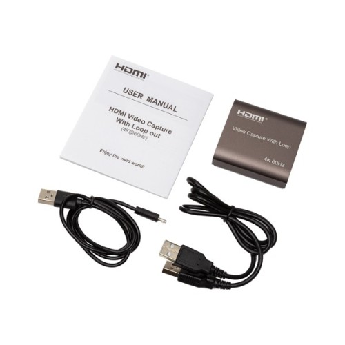 Пристрій захоплення відео PowerPlant HDVC5 HDMI 4k/60hz (CA914166)