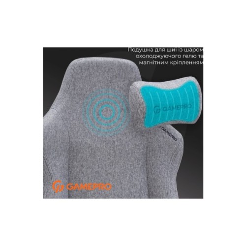 Крісло ігрове GamePro FGC750DG Size L Fabric Dark Gray (FGC750DG)