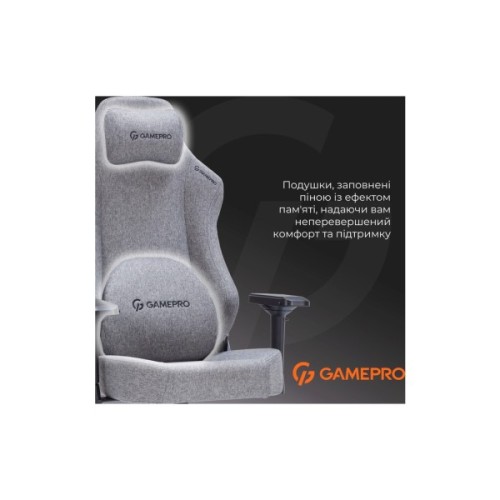 Крісло ігрове GamePro FGC750DG Size L Fabric Dark Gray (FGC750DG)