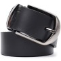 Ремінь Grande Pelle Брючний з натуральної шкіри Чорний (11681)