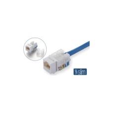 Модуль Keystone RJ45 UTP кат. 6, Slim, 110 IDC Kingda (KD-KJ2085UC6)