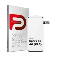 Скло захисне Armorstandart Pro Tecno Spark 30 4G (KL6) Black (ARM81384)