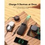 Батарея універсальна VEGER 56000mAh W5001C Tank 100W, PD, QC, Black (6970453555454)