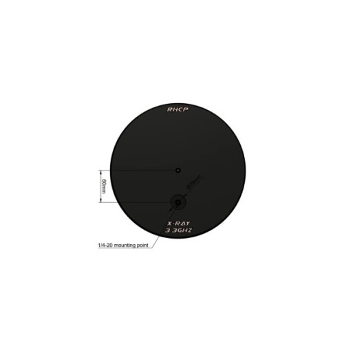 Антена для дрона TrueRC X-Ray 3.3GHz RHCP (0608597256178)