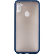 Чохол до мобільного телефона Dengos Matt Samsung Galaxy M11, blue (DG-TPU-MATT-48) (DG-TPU-MATT-48)