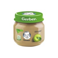 Дитяче пюре Gerber Яблуко з 6 місяців 80 г (7613033514036)
