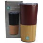 Термокружка Line Art Mao 500 мл темно-коричневий/бамбуковий (20201LA-19)