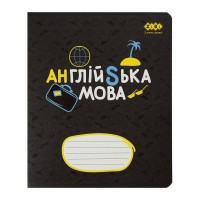 Зошит ZiBi предметний BLACK, 36 аркушів, клітинка, англійська (ZB.1730-01)