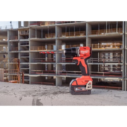 Шуруповерт Milwaukee ударний M18 BLPDRC-202C, 60.5 Нм, 2x2Ah, кейс (4933492822)