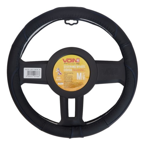 Чохол на руль VITOL M чорн-син (VLOD-L2031 BK/BL M)