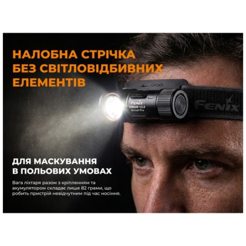 Ліхтар Fenix Scout Pro з червоним та зеленим світлом (HM50R V2.0) (ScoutPro)