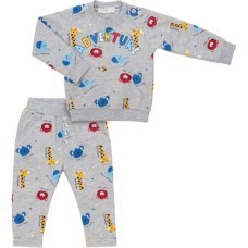 Набір дитячого одягу Breeze з тваринками (15874-86B-gray)