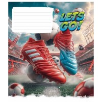 Зошит Школярик Let's Go! 12 аркушів клітинка (012-3678K)