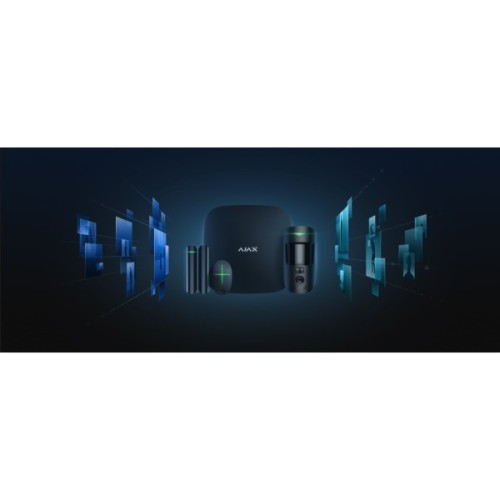 Комплект охоронної сигналізації Ajax StarterKit Cam HDR black