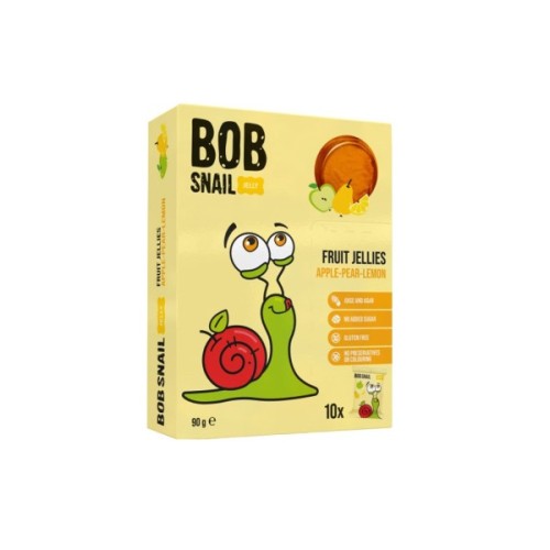 Мармелад Bob Snail Яблуко, груша, лимон 90 г (4820219346661)