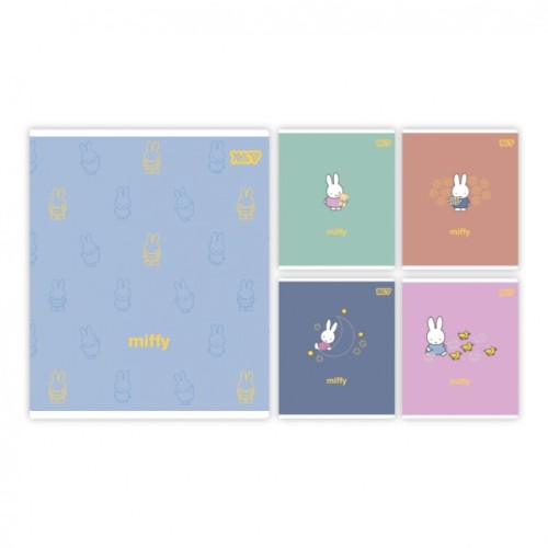 Зошит Yes Miffy Bunny А5 12 аркушів клітинка (768596)