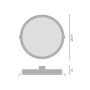 Світильник LEDVANCE DL IP44 DN 215 24W 840 WT 230V (4058075703223)