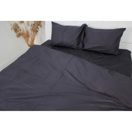 Постільна білизна MirSon Сатин 0848 Blue Black 160х220 (2200002026710)