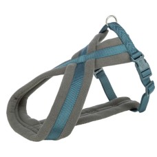 Шлея для собак Trixie Premium туристична XS–S 30–55 см 15 мм синьо-зелена (4053032677081)