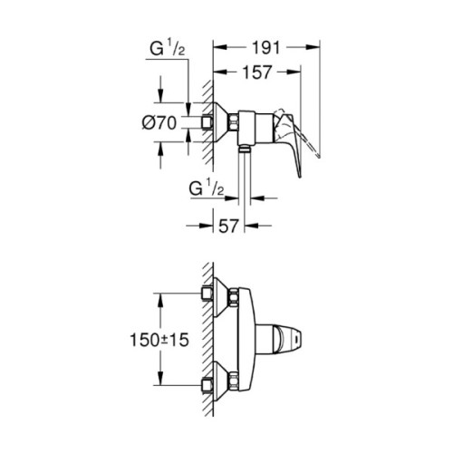 Змішувач Grohe Start Flow (23771000)