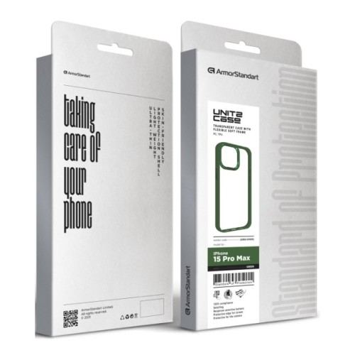 Чохол до мобільного телефона Armorstandart UNIT2 Apple iPhone 15 Pro Max Green (ARM69989)