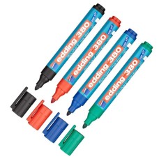 Набір маркерів Edding Flipchart e-380 1,5-3 мм, round tip, SET 4colors (blister PV (380/4/BL)