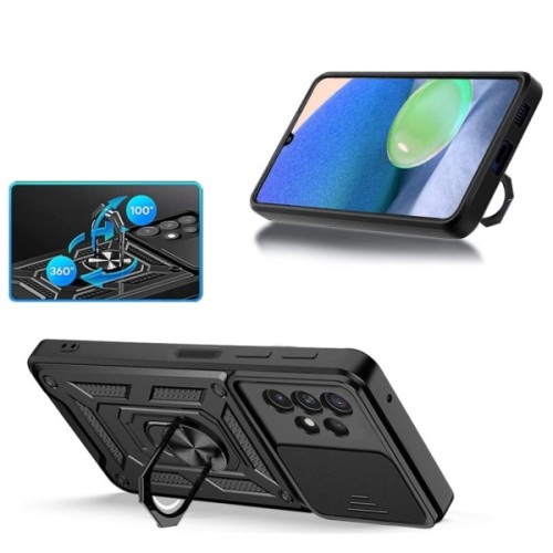 Чохол до мобільного телефона BeCover Military Samsung Galaxy A23 SM-A235 Black (707373)