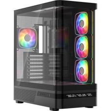 Корпус для ПК Modecom VOLCANO AQ200 ARGB (MC-A-AQ200-4FA-B)
