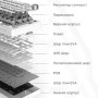 Клавіатура Ajazz AK820 V2 Coconut Flake Switch Wireless/Bluetooth/USB UA Black/Gray/Yellow (AK820-V2-CF-BGY)