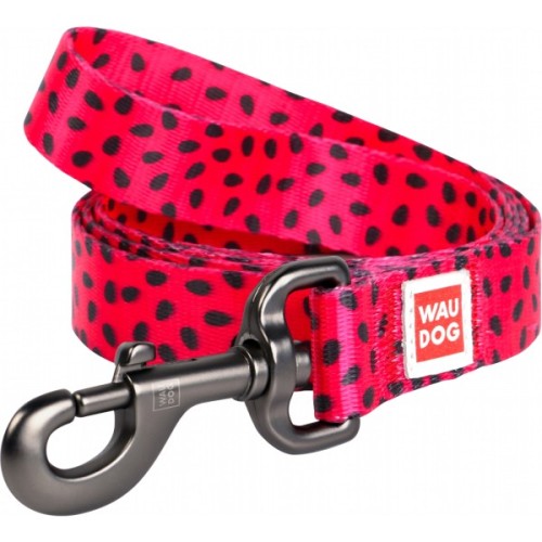Повідець для собак WAUDOG Nylon "Кавун" S Ш 15 мм (4925)