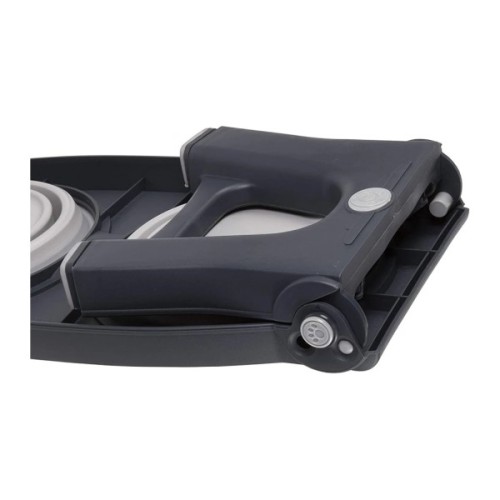 Посуд для собак Dexas Миска подвійна з регульованими ніжками 960 мл світло-сіра (0084297309060)